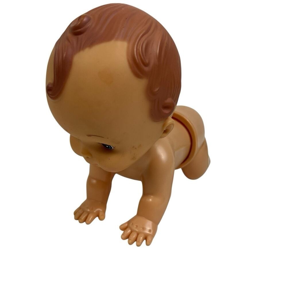 Vintage‎ Playmates Baby Crawl Away Crawling Doll Toy 80's NOT WORKING